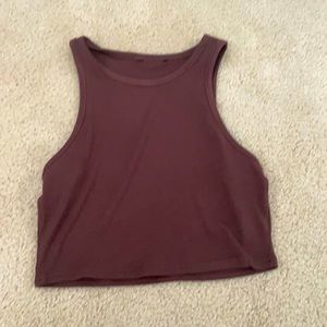 Brown tank top